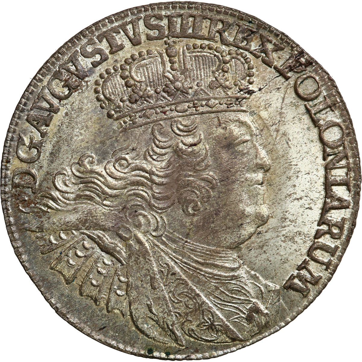 August III Sas. Ort (18 groszy) 1756, Lipsk PIĘKNY